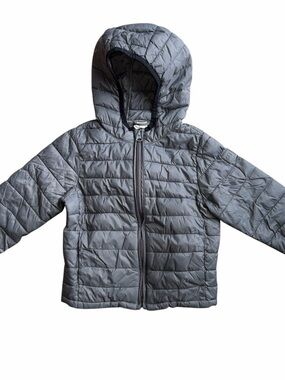 Baby Gap Toddler 3T Primaloft Lightweight Puffer Jacket Packable Gray